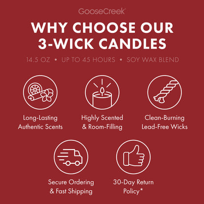 Apple Bourbon 3-Wick Candle